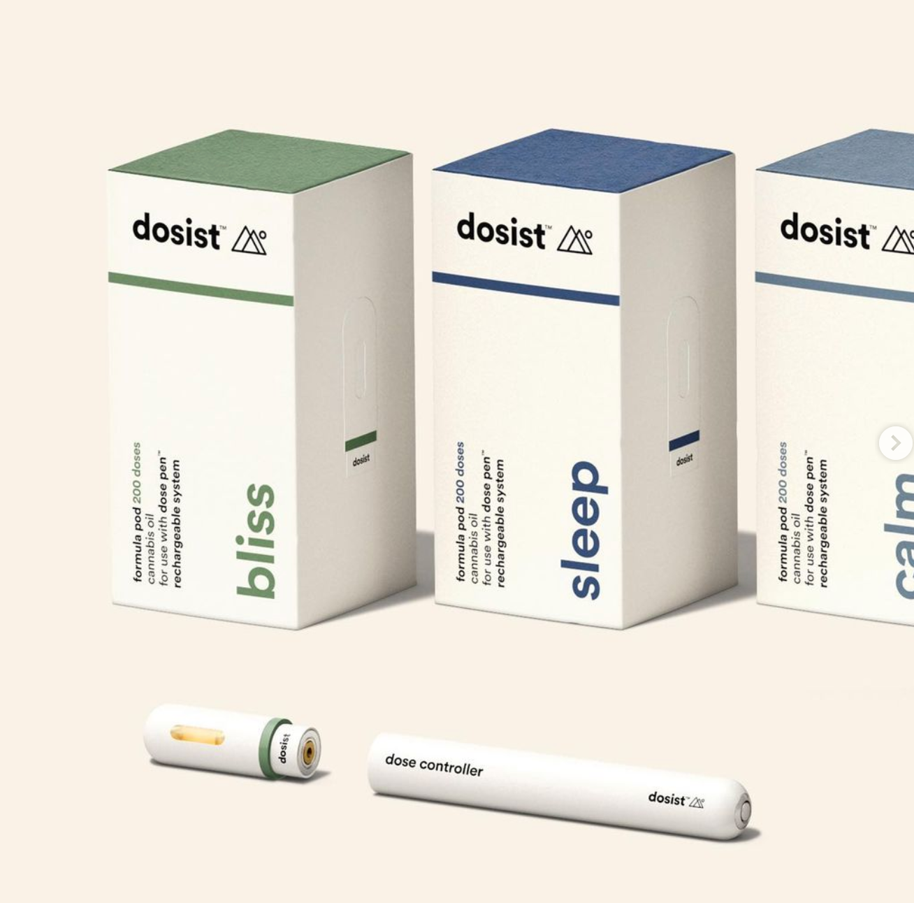 The Dosist Vape Pens have a variety of effects