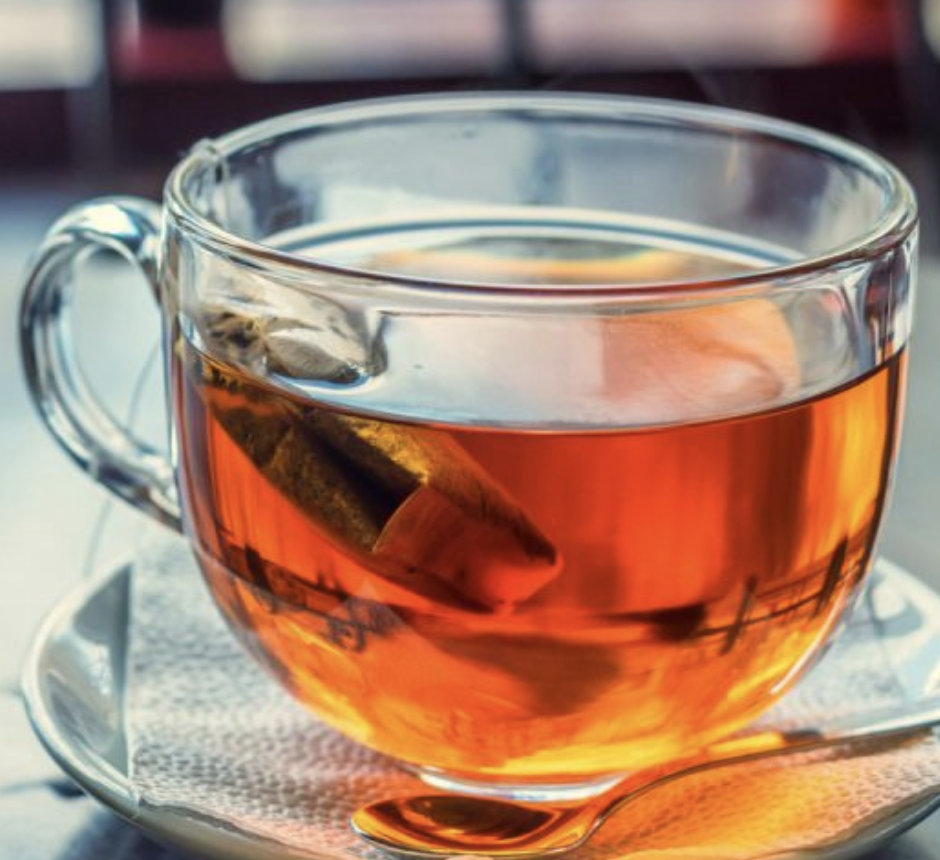 Herbal tea can help you get to sleep.