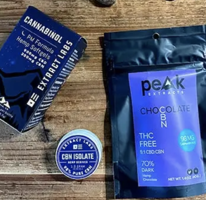 Peak Extracts offers a CBN chocolate