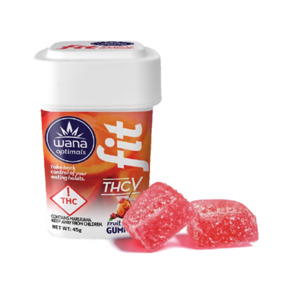 Wana brand Fit gummie with THCV