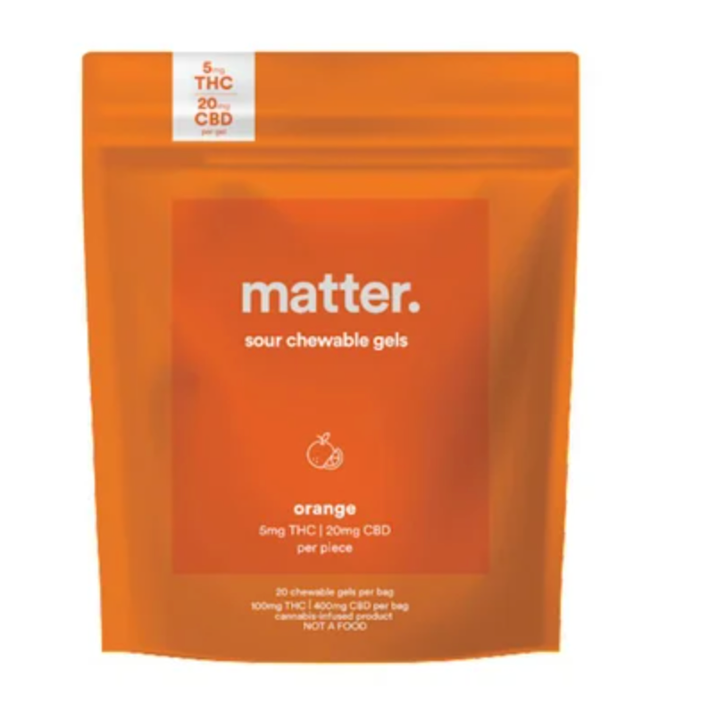 1:4 Sour Chewable Gels by matter