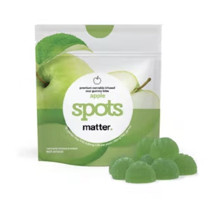 Sour Apple Gummy Spots by Matter