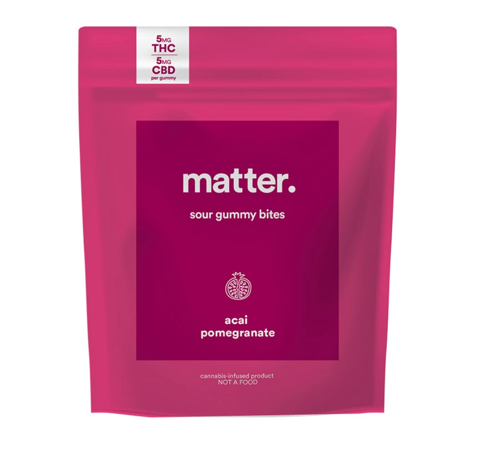 Matter Acai Pomegranate Sour Gummy Bites