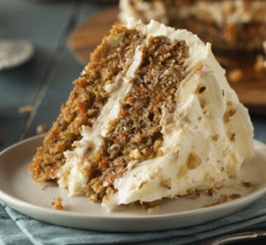Eat more carrots in our cannabis-infused carrot cake