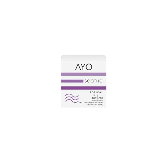 Medical marijuana products for chronic pain in Louisiana -- Ayo Soothe Topical