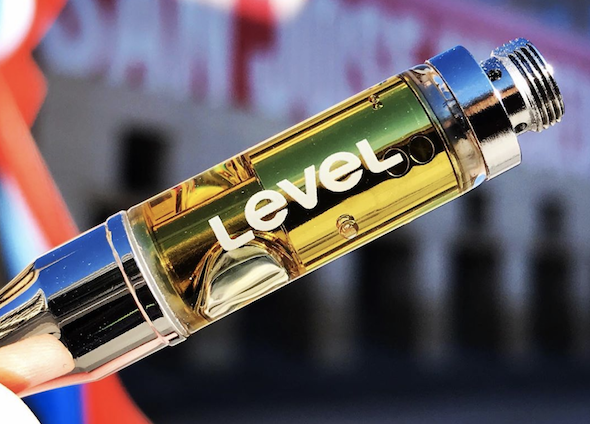 Level Blend's cannabis vaporizer cartridge
