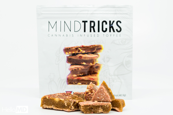 Mind Tricks Cannabis-Infused Toffee - PB+J