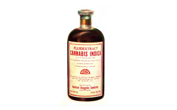 Cannabis extract from 1900s