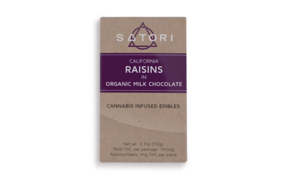 Satori Raisins in Milk Chocolate!