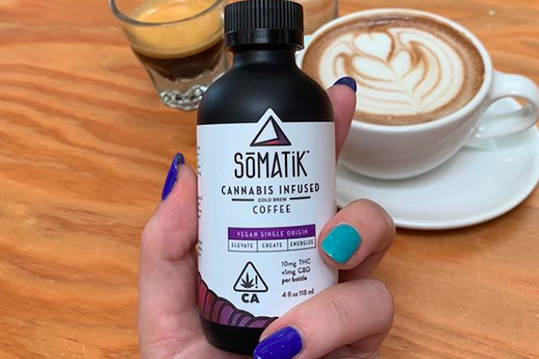 Somatik THC-infused Cold Brew Coffee